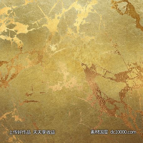 高清金色质感背景纹理底纹大理石 - 源文件
