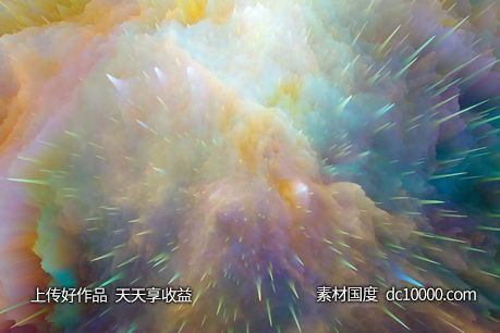 唯美高清宇宙背景梦幻发射光效 - 源文件