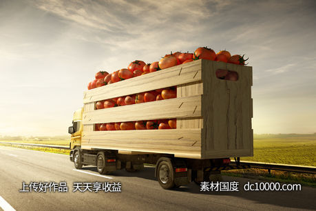 汽车赛车公路合成道路场景创意海报广告设计 - 源文件