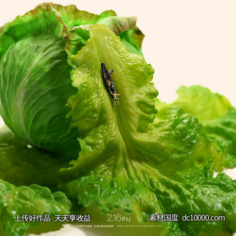 美食创意手法小人国食材食物设计海报餐饮外卖产品放大法大胆创意摄影 - 源文件