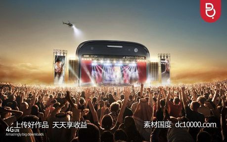 欧美时尚大胆想象力融图拼图国外图形合成创意海报设计视觉表现手 - 源文件