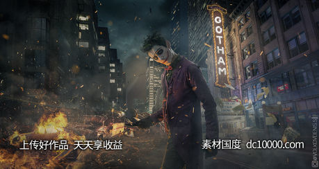 欧美时尚大胆想象力融图拼图国外图形合成创意海报设计视觉表现手 - 源文件