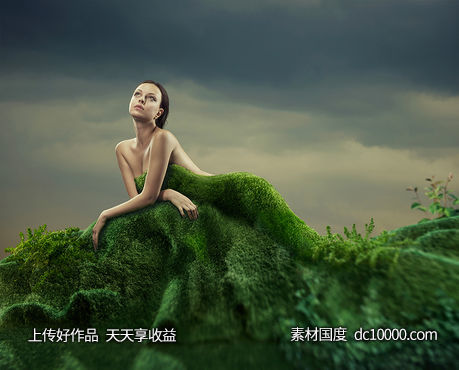 欧美时尚大胆想象力融图拼图国外图形合成创意海报设计视觉表现手 - 源文件