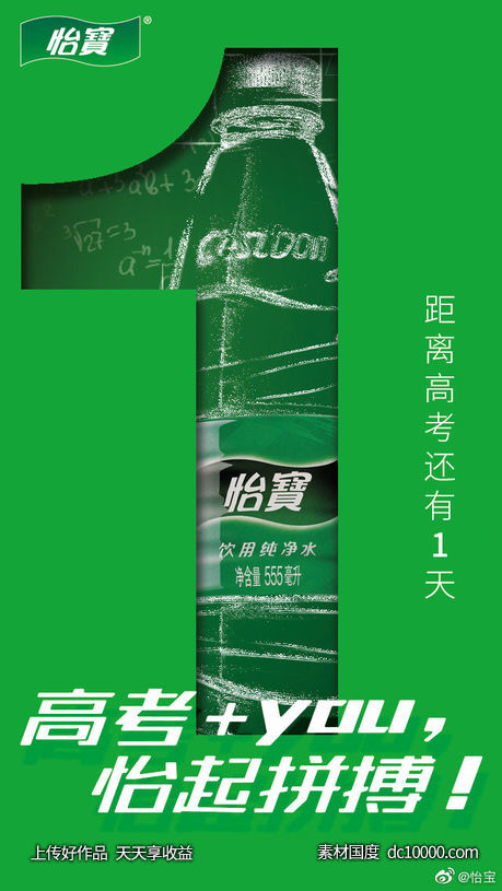 怡宝-矿泉水海报设计分享 - 源文件