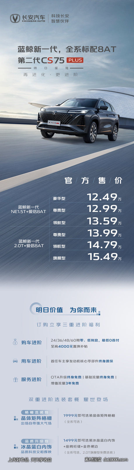 长安汽车-品牌设计海报 - 源文件