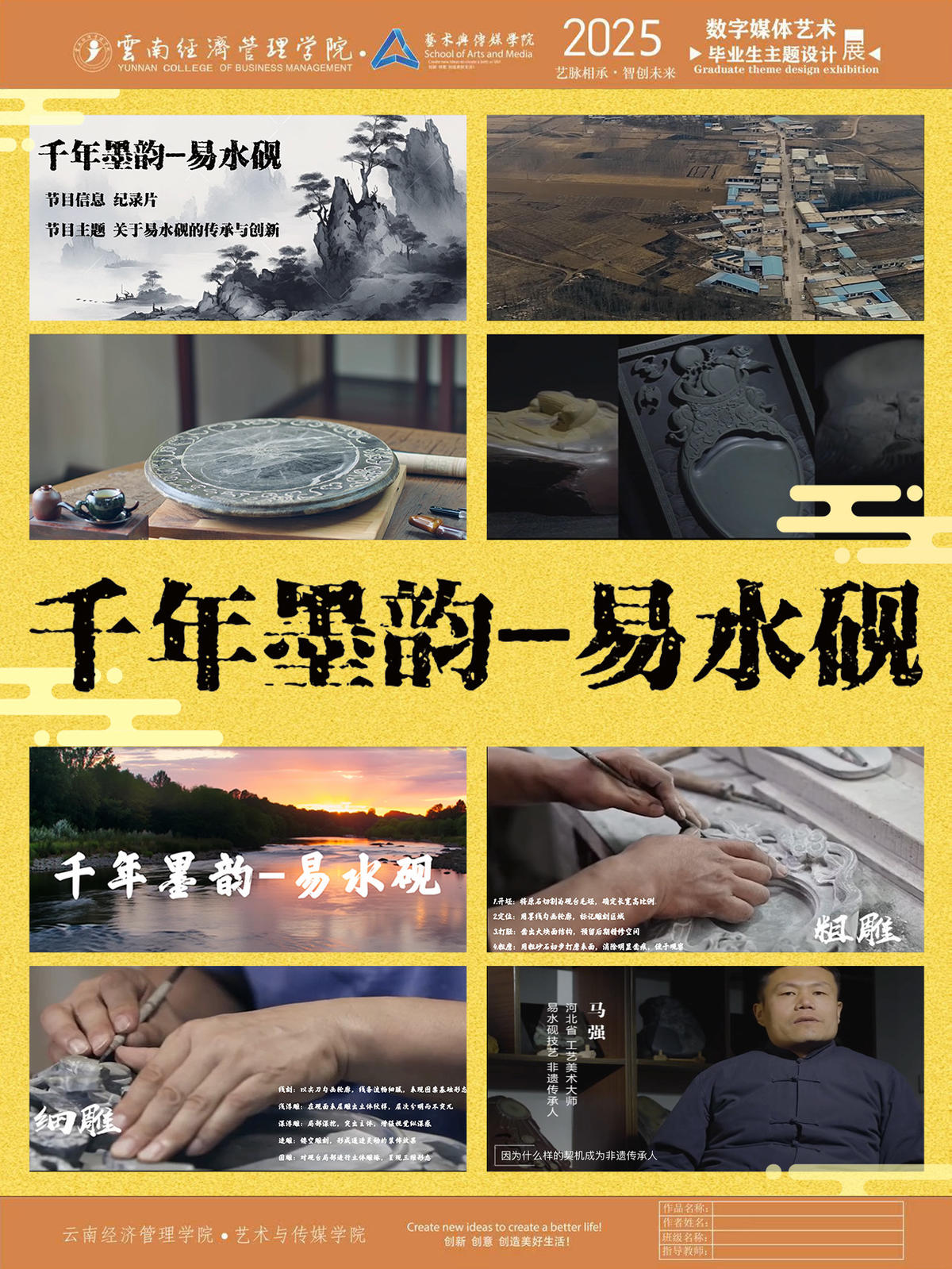 毕业图片排版展板