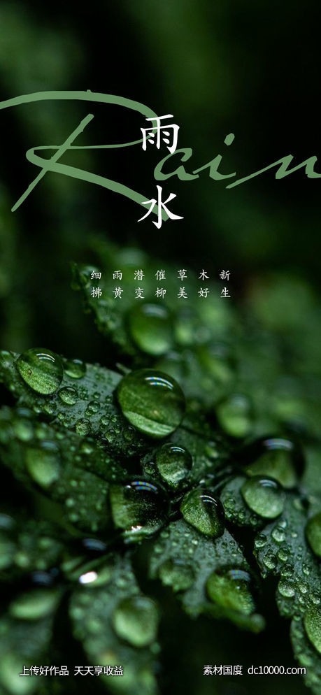 雨水-源文件-素材国度dc10000.com