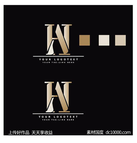 HA地产LOGO-源文件-素材国度dc10000.com