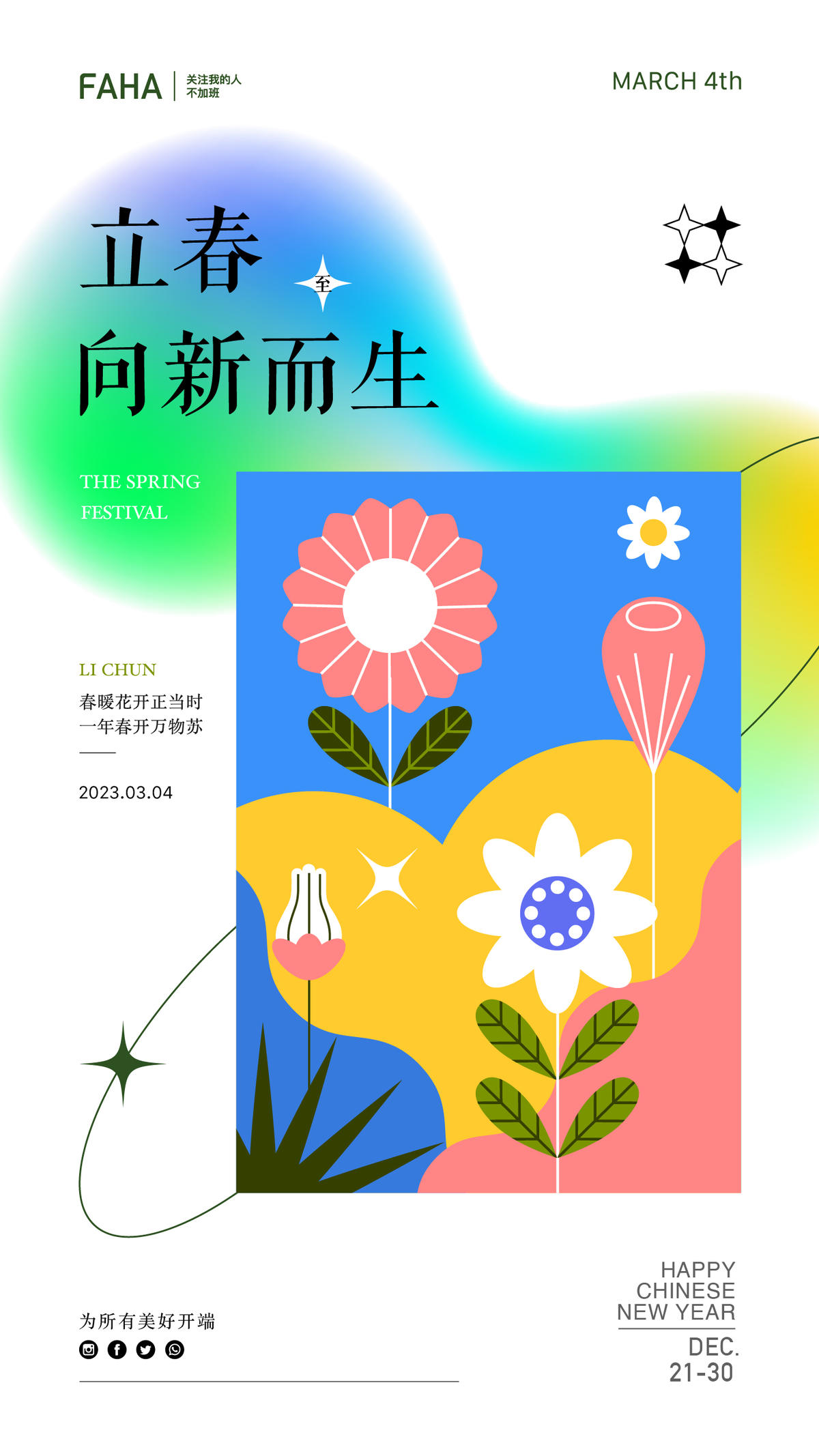 2023春季节气海报