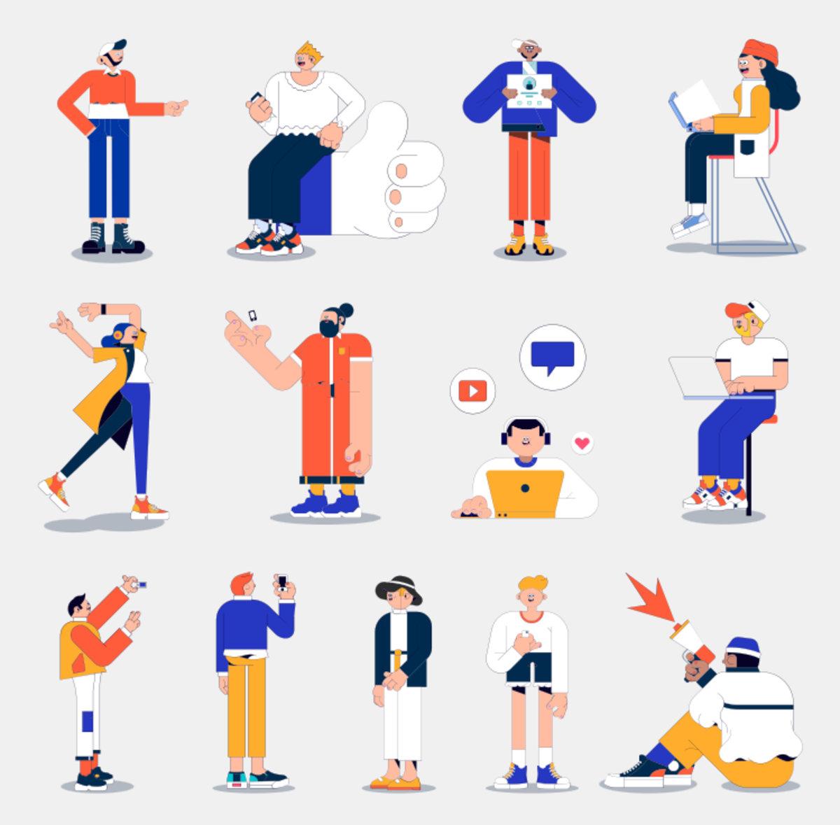 个性化人物素材合集