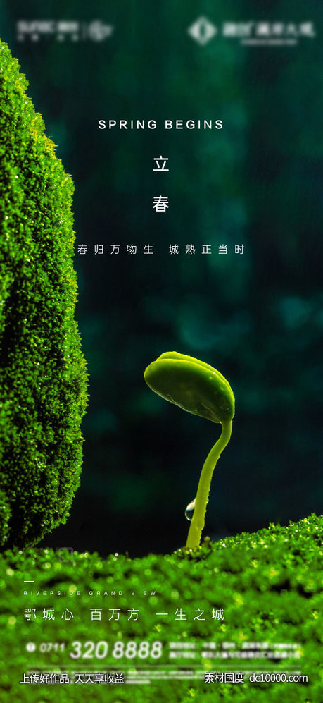 立春 地产 春分 节气 清明 植树节 - 源文件