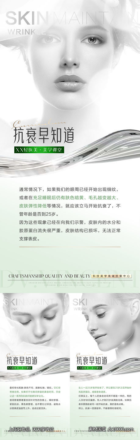 医美抗衰科普海报-源文件-素材国度dc10000.com