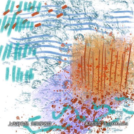 绘画笔触-源文件-素材国度dc10000.com
