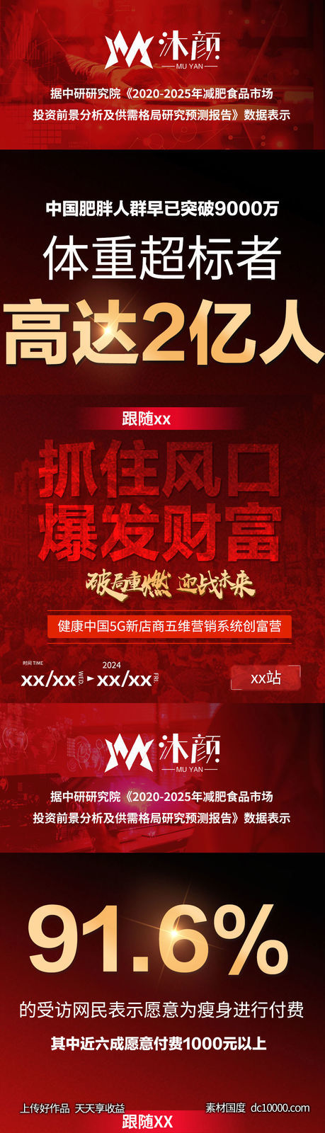 微商培训课程造势海报-源文件-素材国度dc10000.com