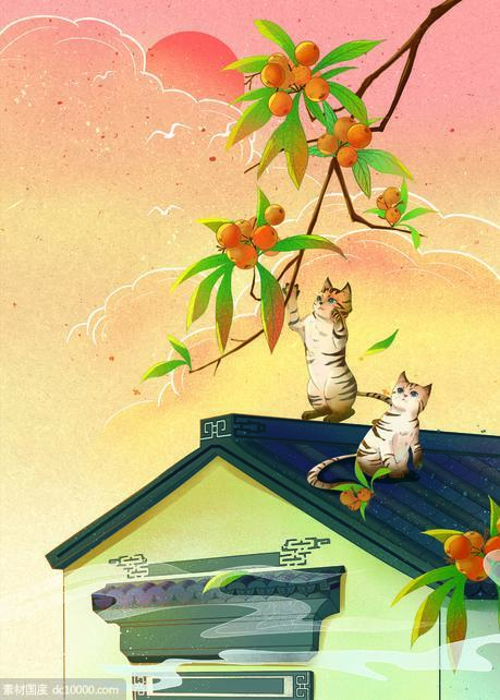 屋顶小猫 - 源文件
