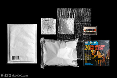 塑料袋 文件 信封样机 酸性元素样机 - 源文件