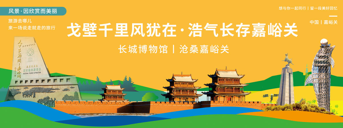 嘉峪关印象旅游背景板