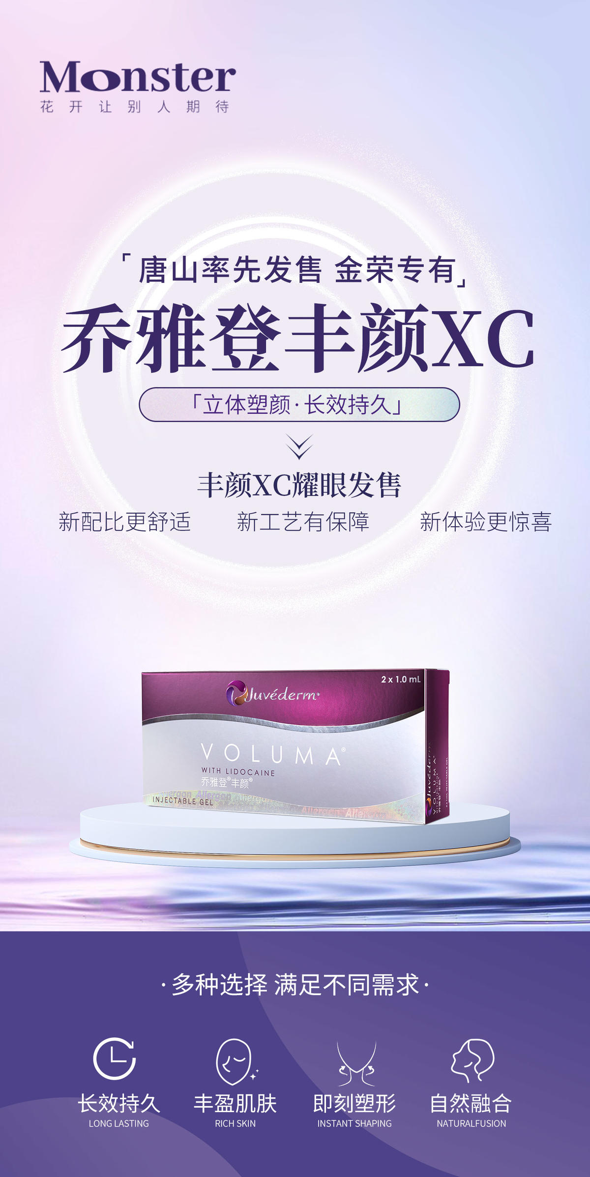 医美乔雅登丰颜XC新品海报