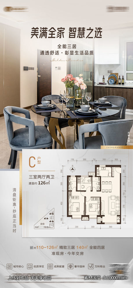 地产户型海报-源文件-素材国度dc10000.com