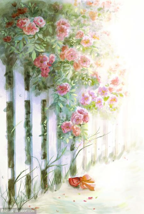 蔷薇 花园   - 源文件