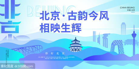 北京城市宣传展板 - 源文件