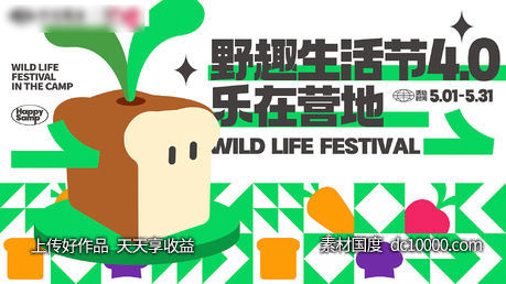 地产儿童活动亲子夏天创意主形象微信海报-源文件-素材国度dc10000.com