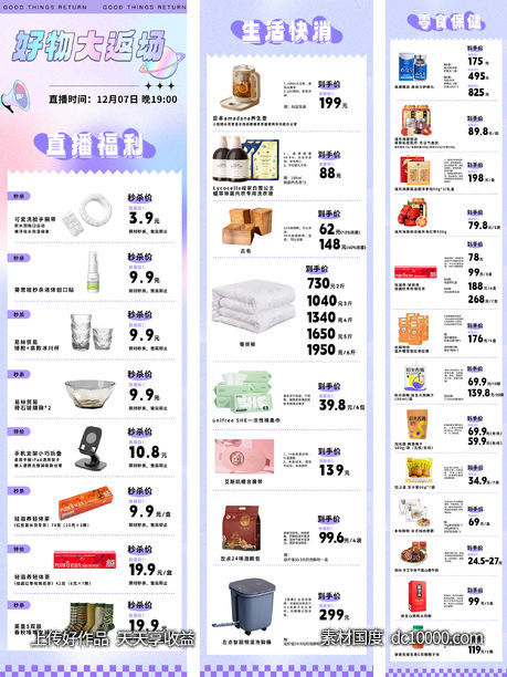 电商长图海报 - 源文件