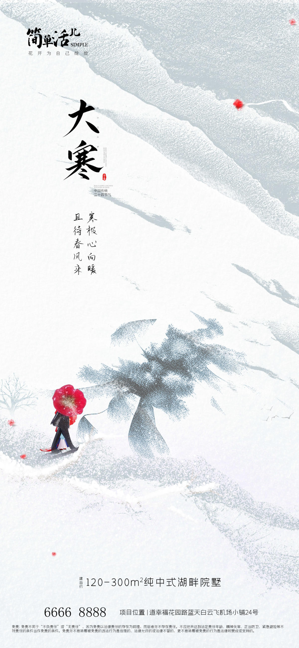 地产大寒海报