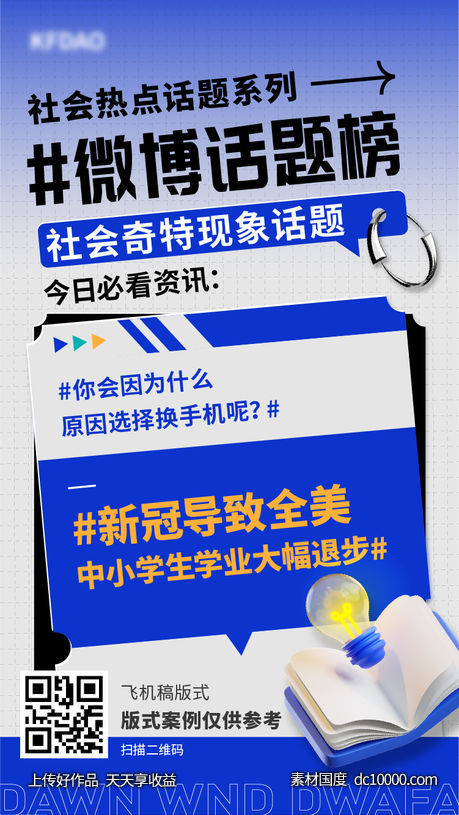 酸性话题广告机大字报-源文件-素材国度dc10000.com