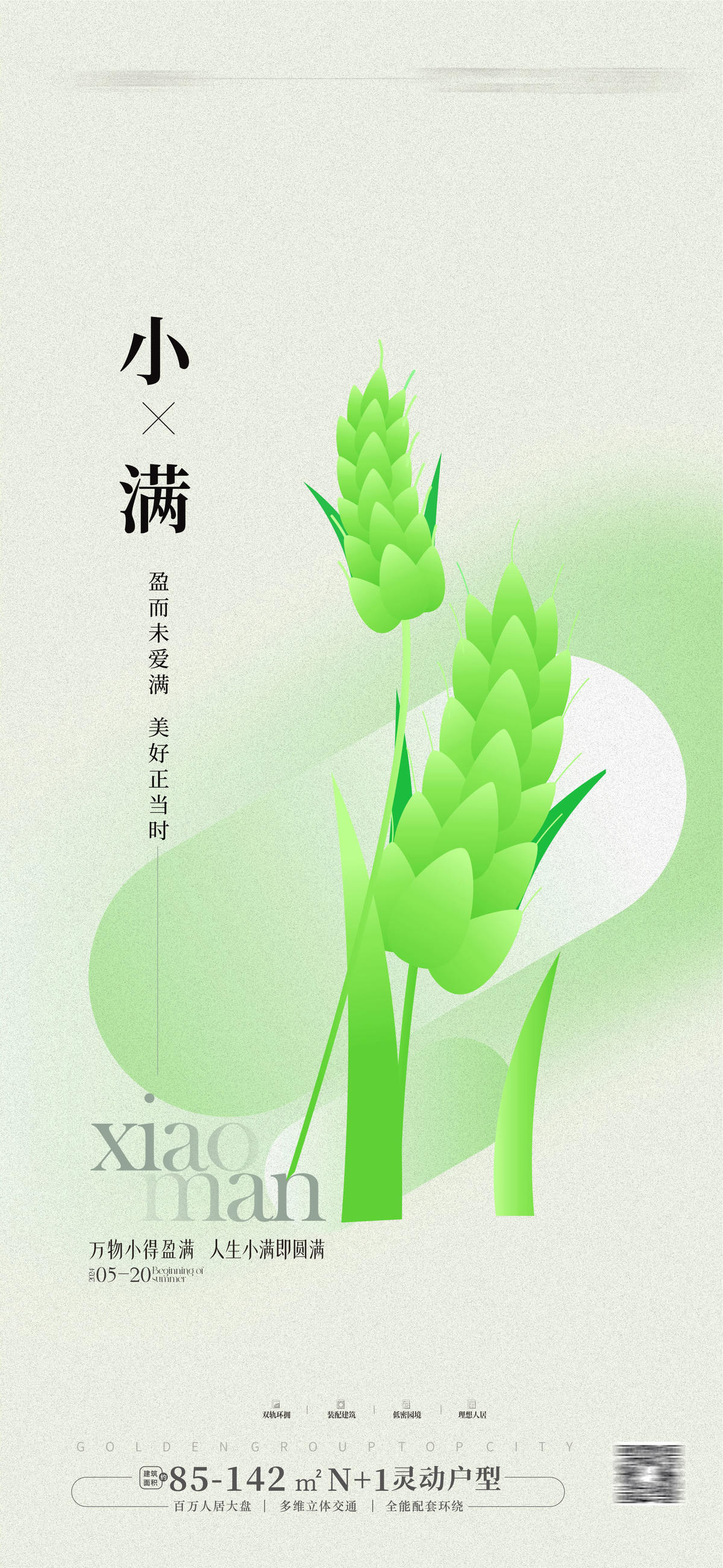 小满节气海报