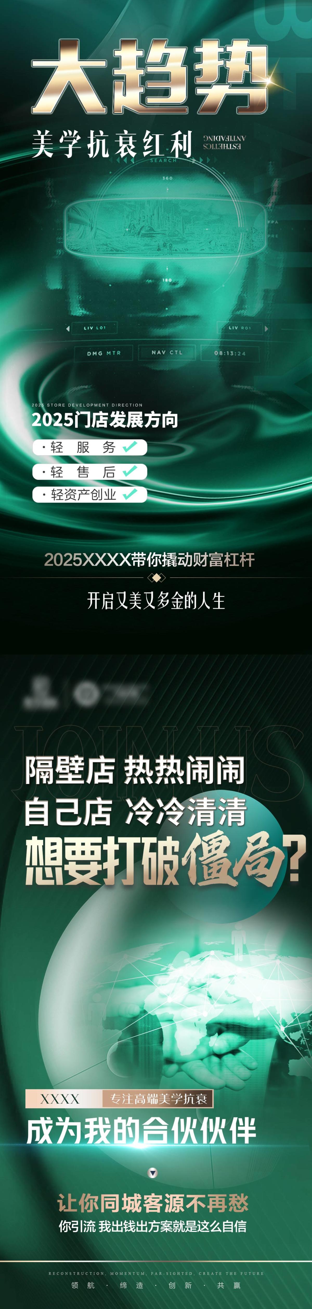 医美招商系列海报