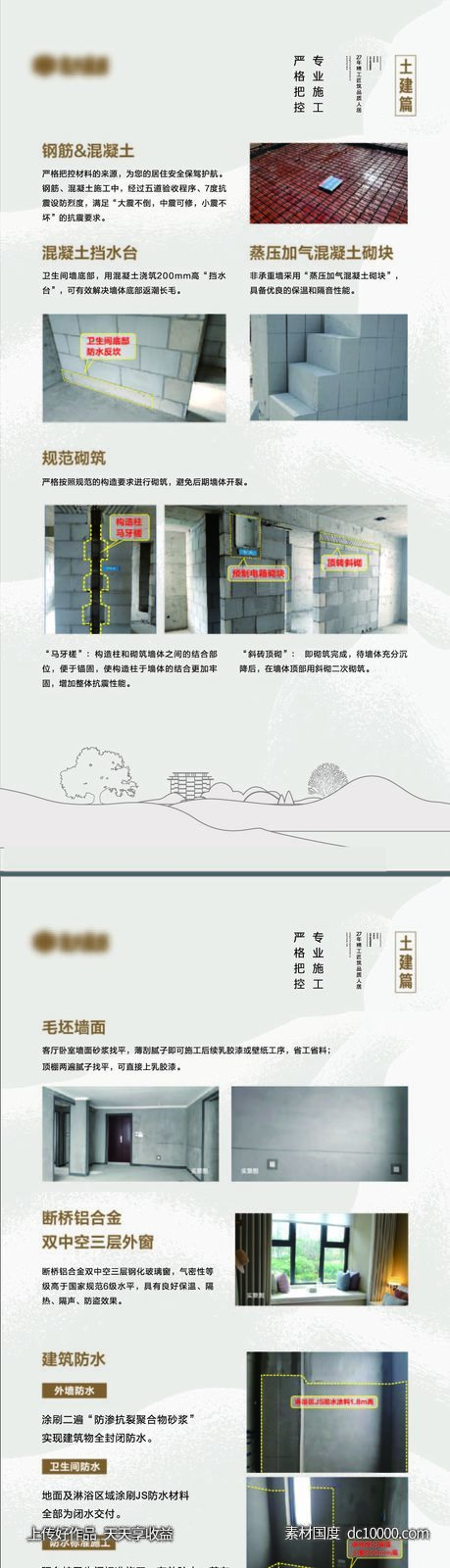 房地产项目工艺价值点展架 - 源文件