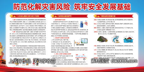 防震减灾展板-源文件-素材国度dc10000.com