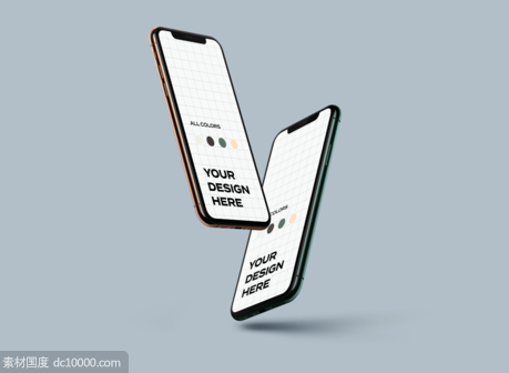 iphone x手机样机 - 源文件