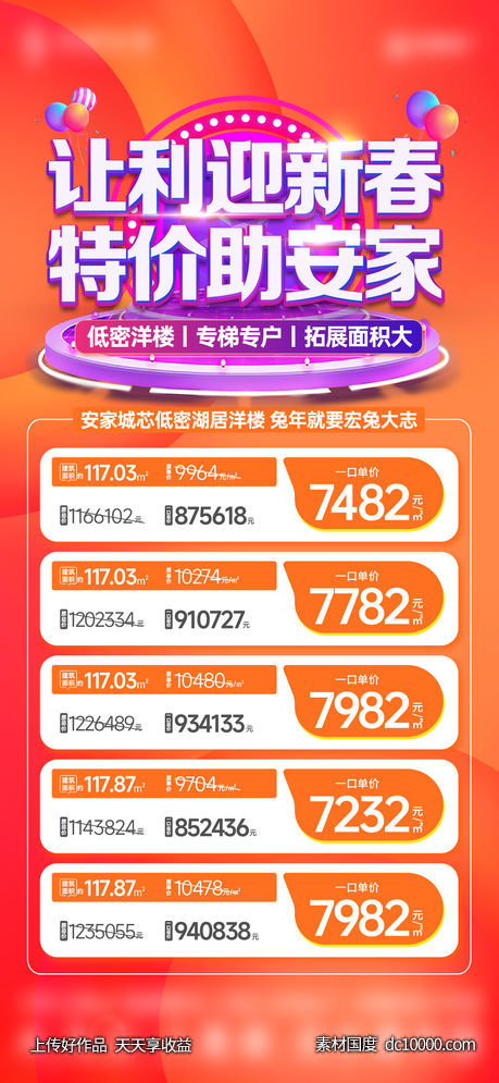 地产-0113商业商铺特价房单图-源文件-素材国度dc10000.com