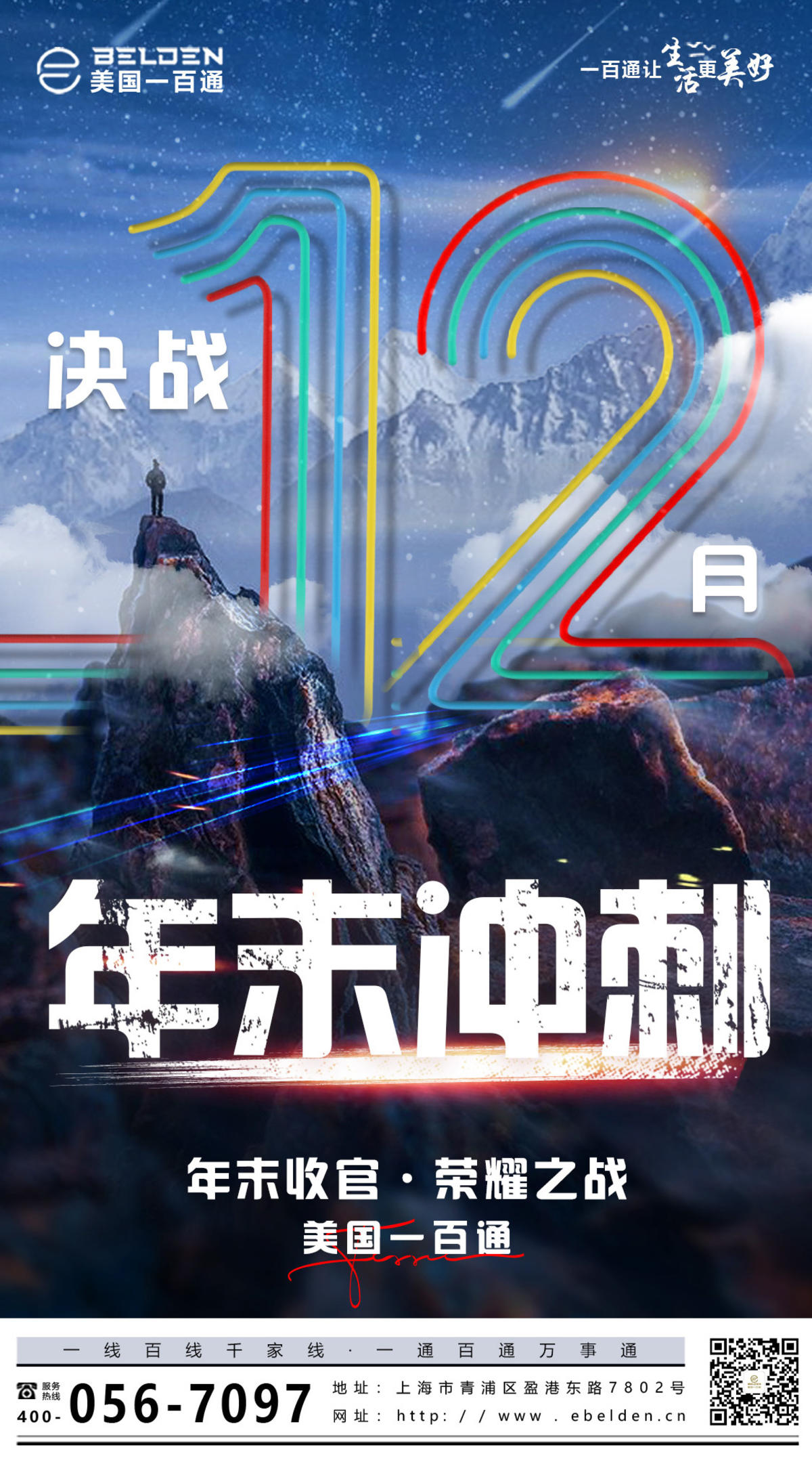 2022年末冲刺创意海报