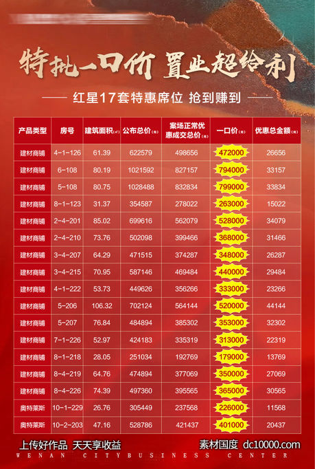 特价房展架-源文件-素材国度dc10000.com