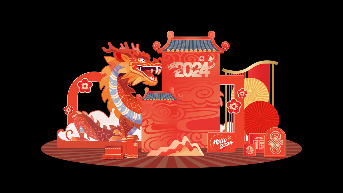 新年春节美陈