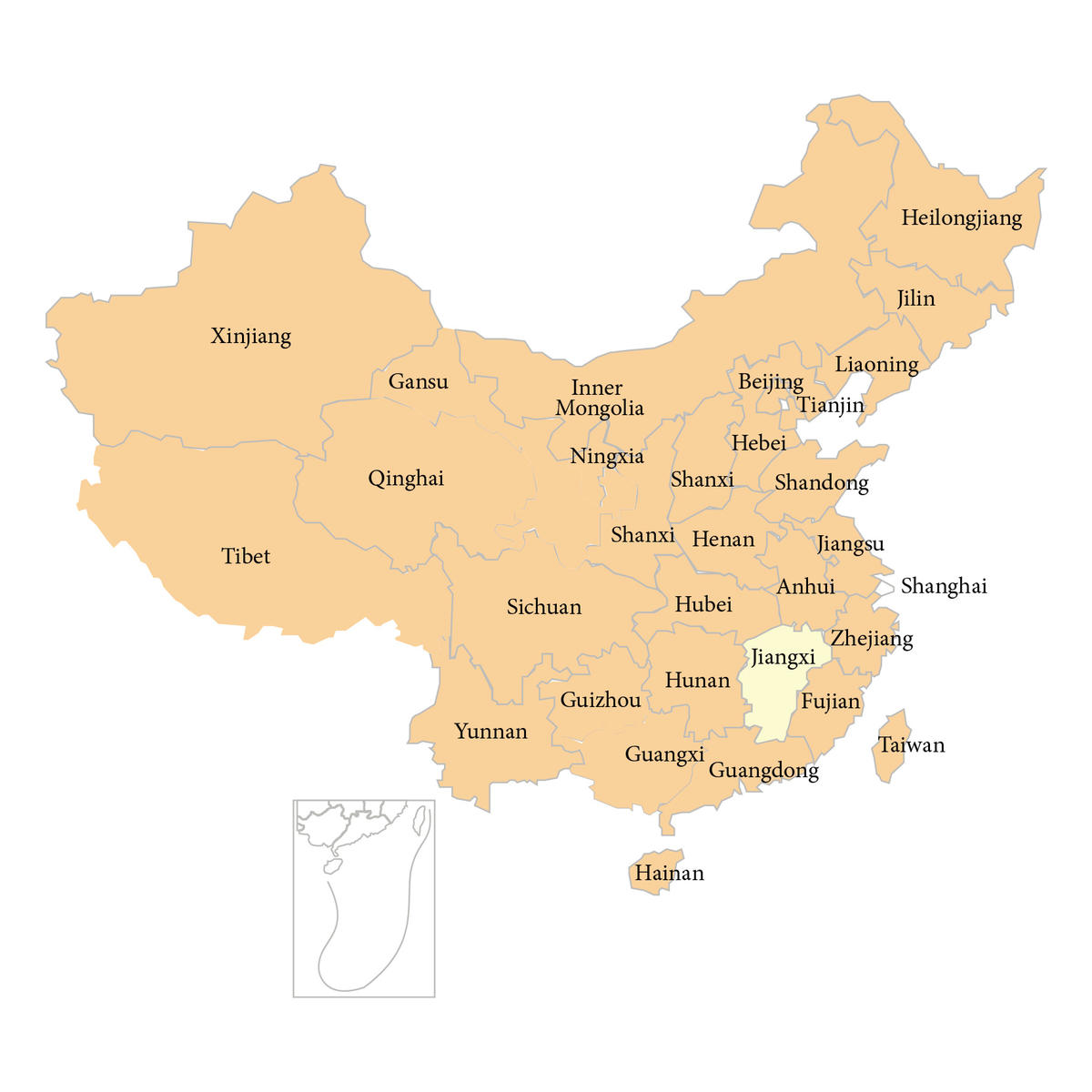 扁平风地图