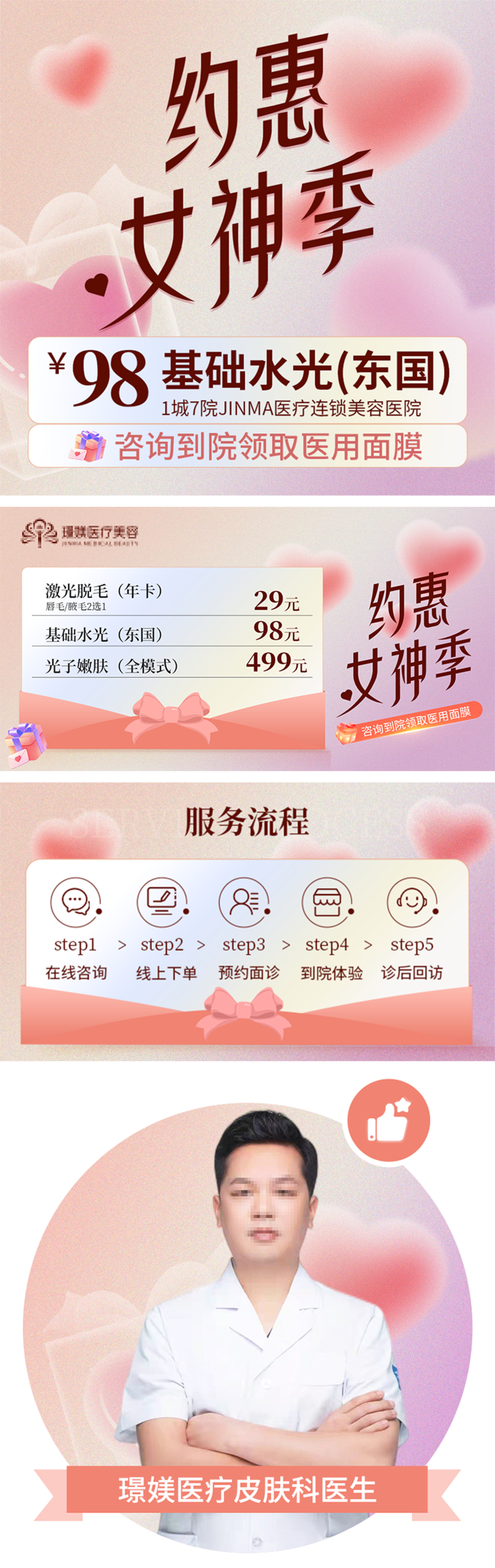 医美美团，banner，医美主图，医生头像，医美活动图