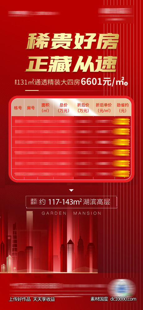 价格红色单图-源文件-素材国度dc10000.com