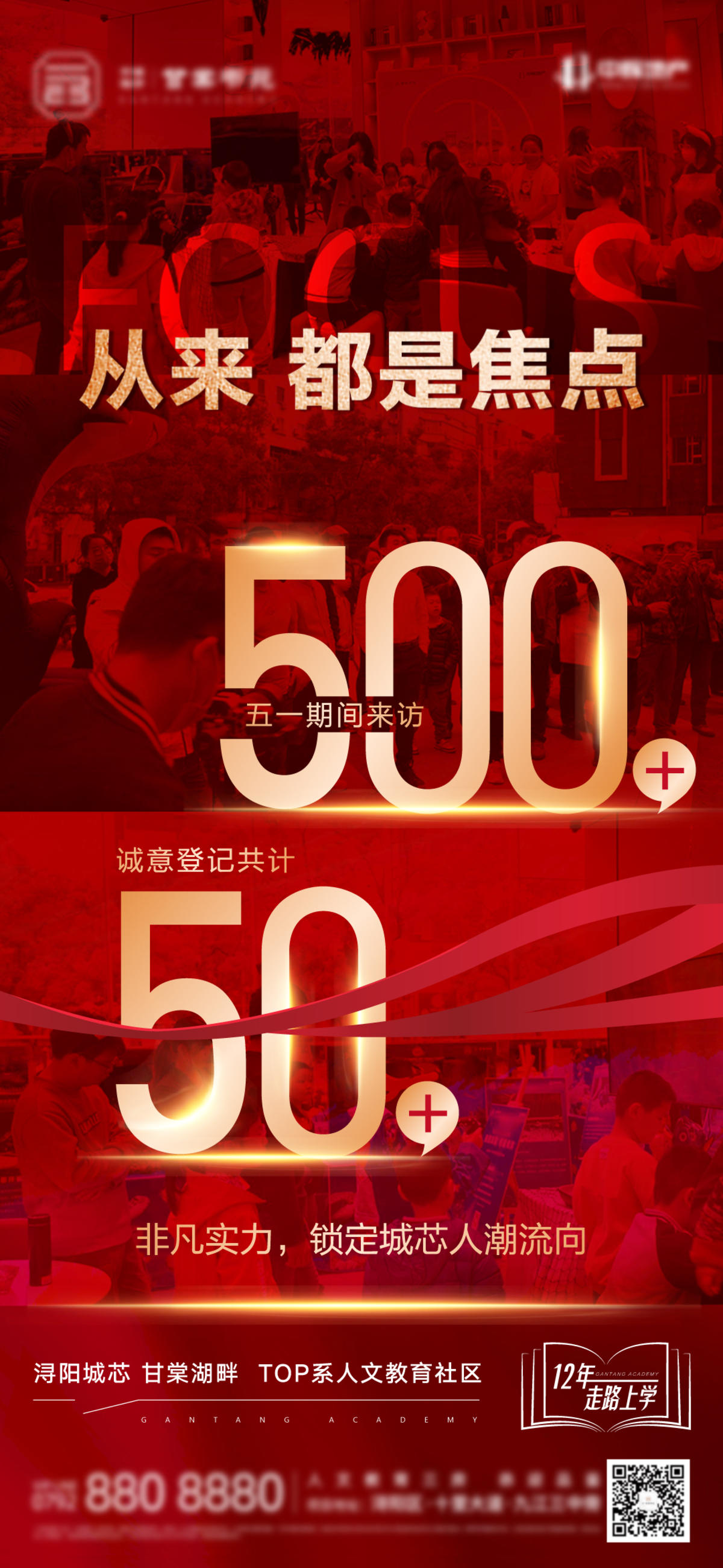 地产-红金热销数据单图