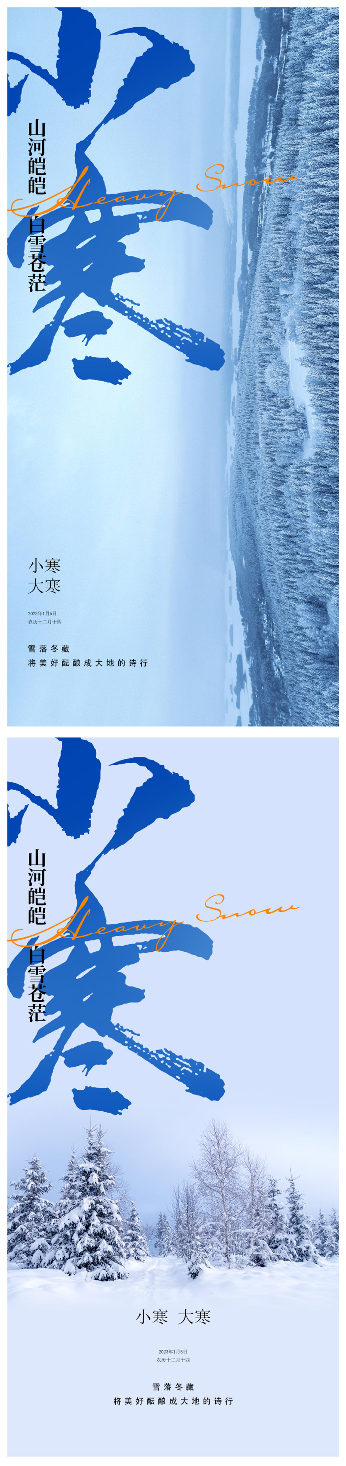 小寒大寒海报