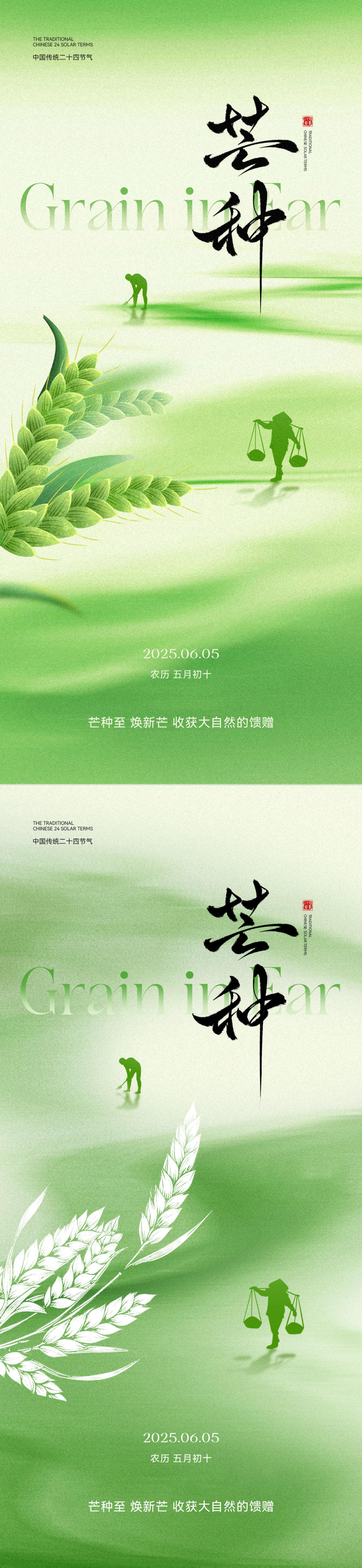 芒种节气海报