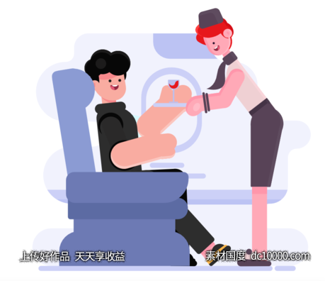 空乘服务人物素材-源文件-素材国度dc10000.com