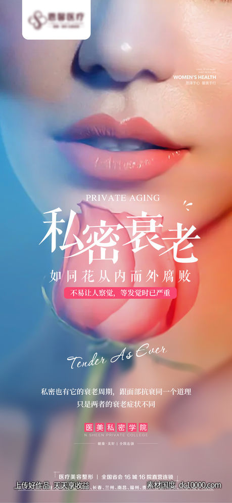 女性医美美容海报-源文件-素材国度dc10000.com
