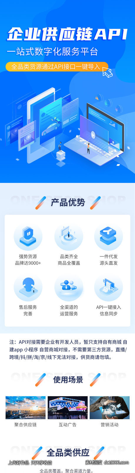 企业供应链长图-源文件-素材国度dc10000.com