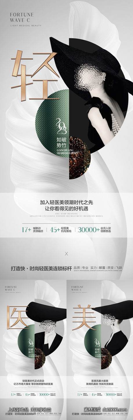 医美招商高级感海报-源文件-素材国度dc10000.com