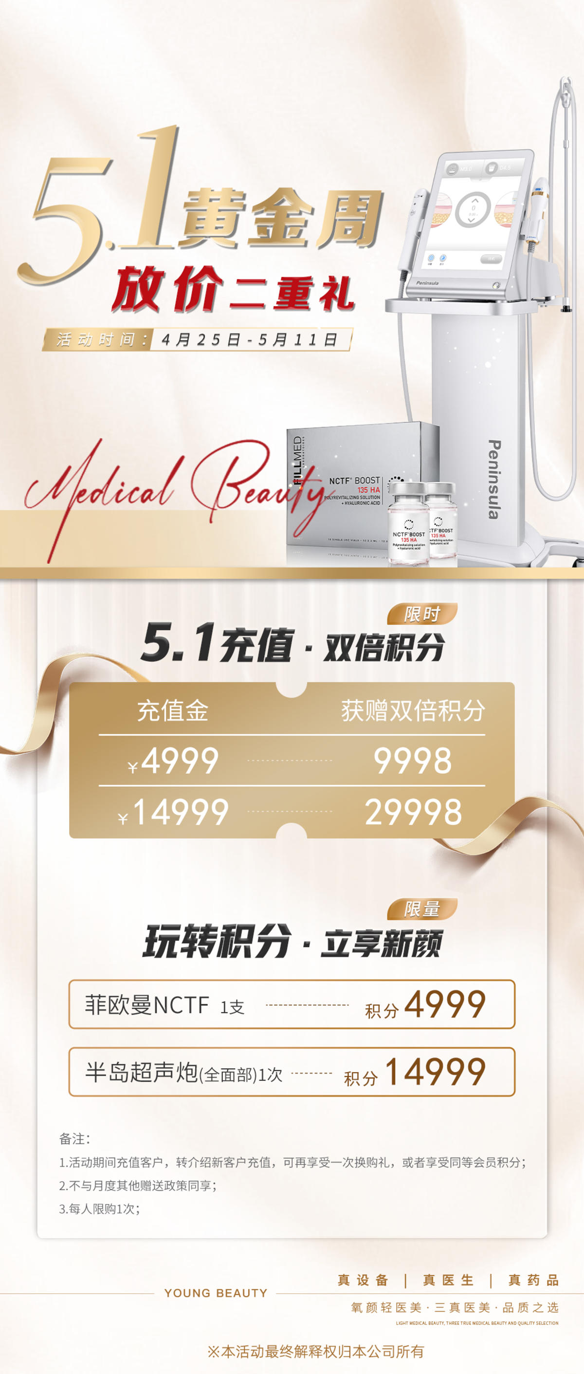 医美五一活动海报