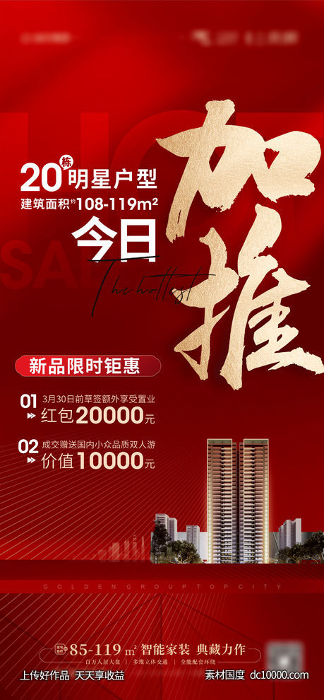 加推海报 新品加推-源文件-素材国度dc10000.com